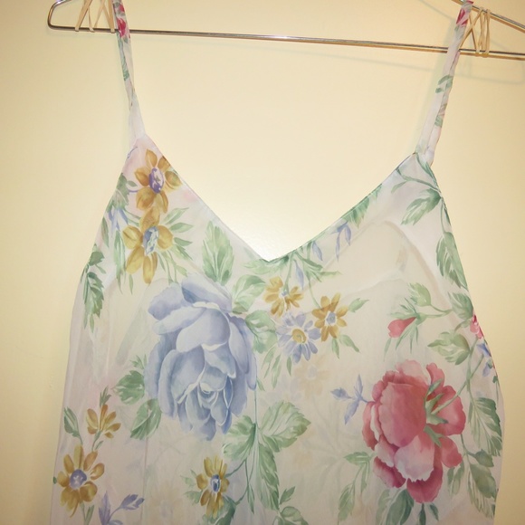 J Collection Sheer Floral Baby Doll Lingerie M - Picture 2 of 5